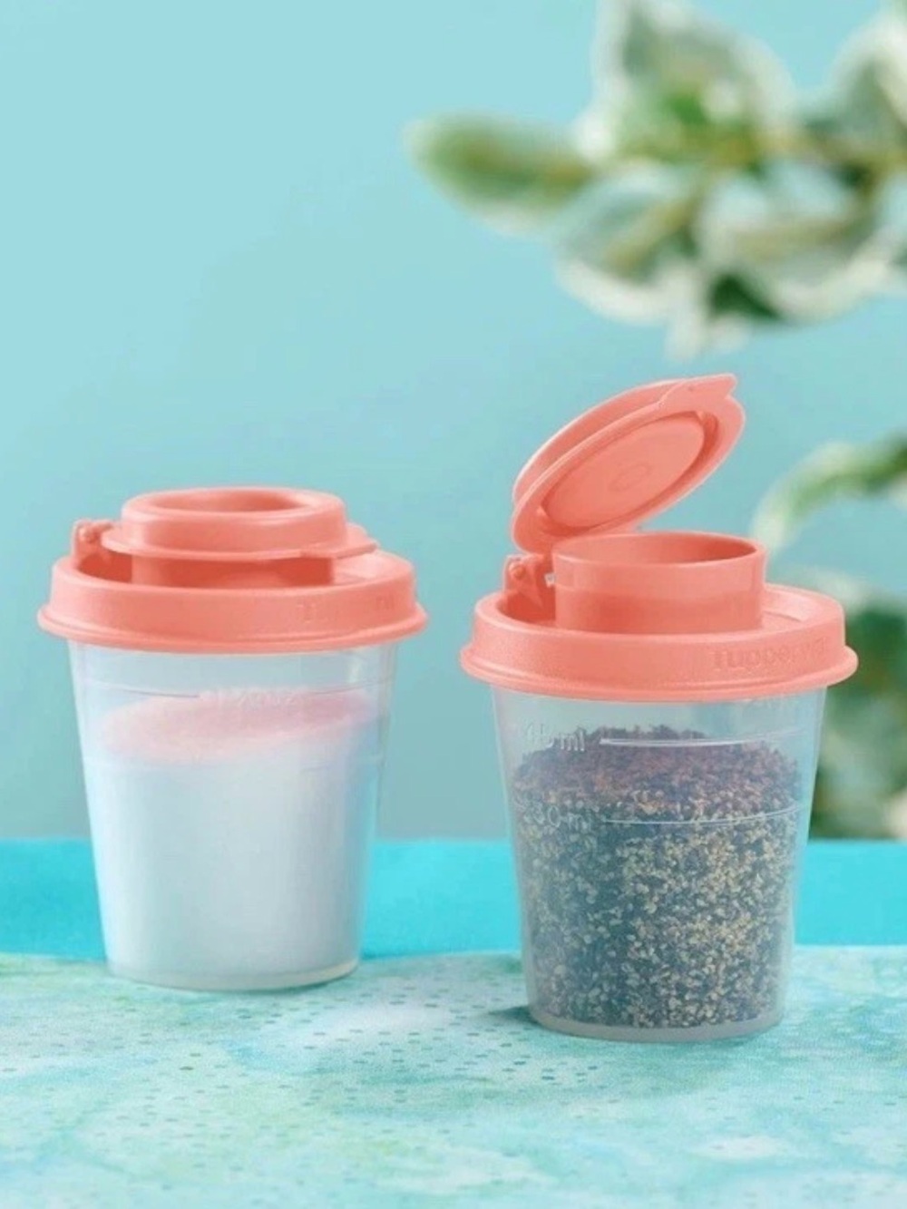 Tupperware - Mini Salt & Pepper Shaker Set - NWT!